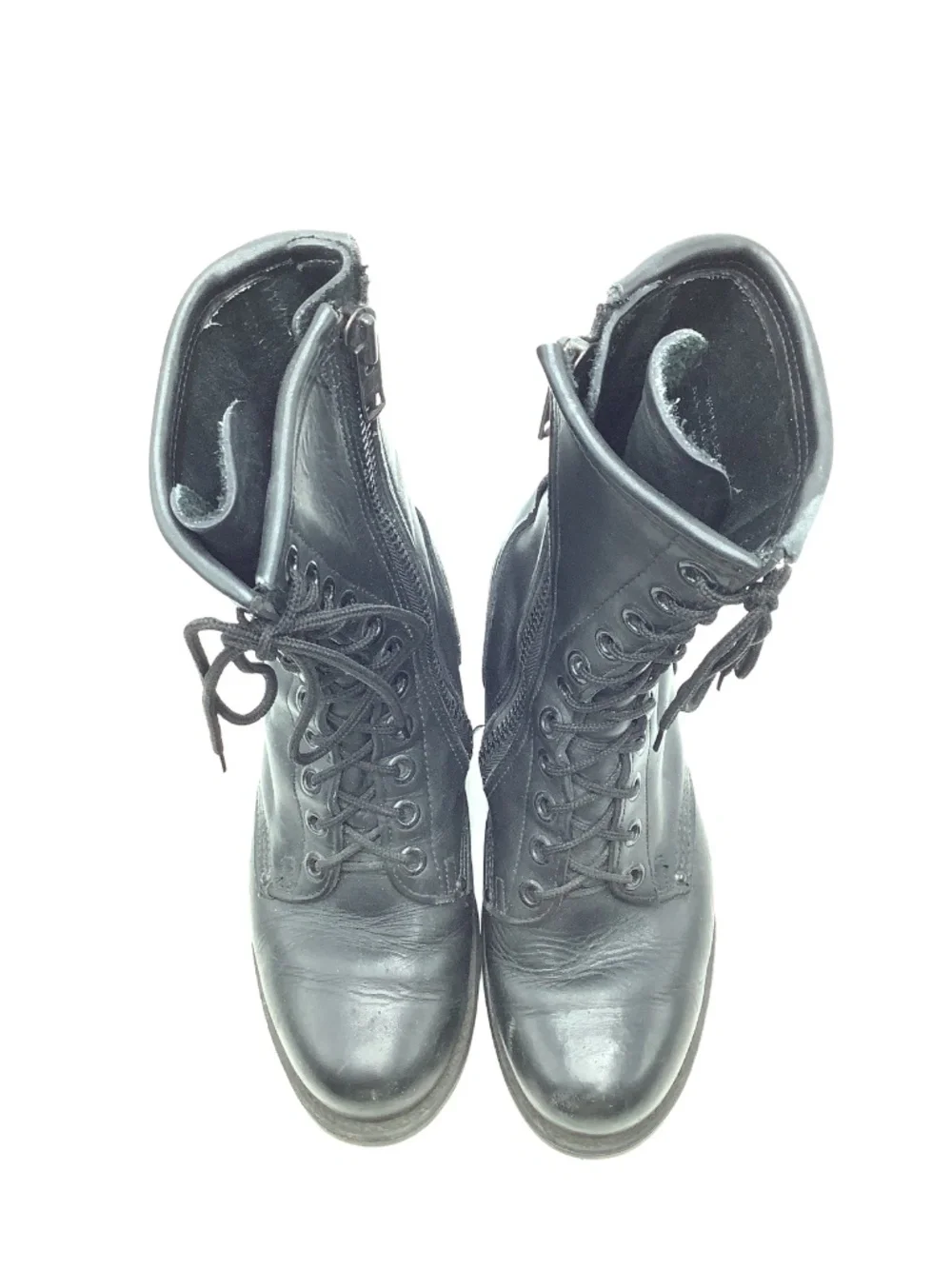 Harley Davidson Men's Black Leather Boots Size: 8.5